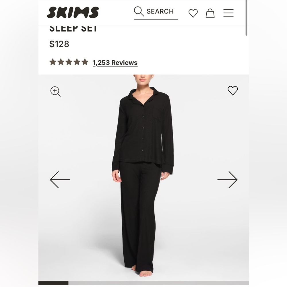 Skims 3x rib lounge set